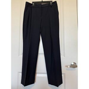 Talbots Heritage Womens Dress Pants 6P Petite Black Wool Blend Office